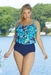 รูปย่อ Swimsuit Bust Enhancing Blooms Gone Wild Triple Tier Plus Size Swimwear by Penbrooke® - Women's Swimsuit Plus Size Swimsuits (Type one Piece) รูปที่2