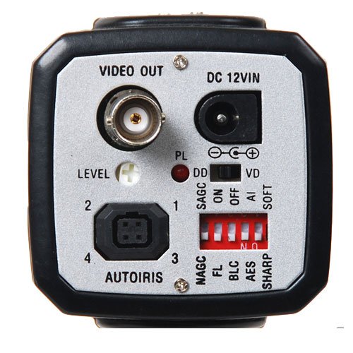 VideoSecu CCTV CCD DSP Security Camera with Zoom Focus Lens, 420TVL, 1/3