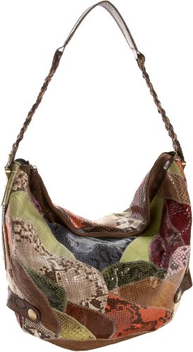 Tambourine by Dan W Random Reptile-Print Hobo รูปที่ 1