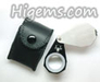 รูปย่อ กล้องส่องเพชร10X ชนิดไฟส่องในตัว (TRIPLET JEWELER'S LOUPE WITH LIGHT SOURCES)  รูปที่1