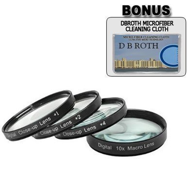 Digital Concepts +1 +2 +4 +10 Close-Up Macro Filter Set with Pouch For The Nikon Coolpix P80 Digital Camera + Adapter Ring ( Digital Concepts Lens ) รูปที่ 1