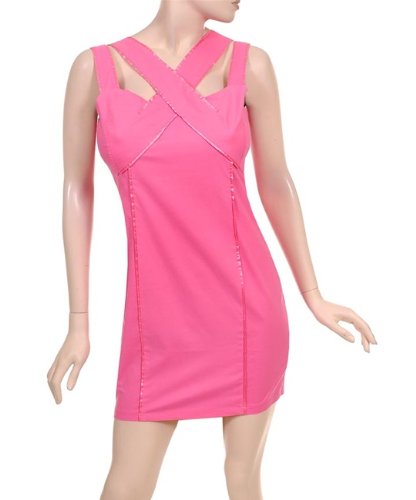 Comfortable Summer Fushia Dress ( Night out Dress ) รูปที่ 1