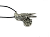 รูปย่อ Pentacle of the Raven Pewter Pendant on Cord Necklace, The Wiccan Collection รูปที่2