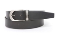 Men's 1 1/4 Inch (34 mm) Top Grain Cowhide Plain Leather Belt with Clamp Buckle 