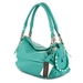 รูปย่อ BARBARA MILANO Italian Leather Designer Purse Handbag - Aquatic รูปที่2