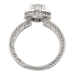 รูปย่อ 0.50 ct VINTAGE INSPIRED ENGAGEMENT RING SETTING in WHITE GOLD รูปที่3