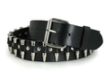 Snap On Bullets Decoration Leather Belt 