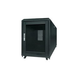 I-Star WN1510 - Rack - black, RAL 9011 - 15U - 19