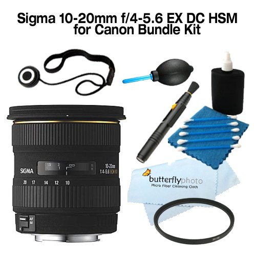 Sigma 10-20MM F4-5.6 EX DC HSM FOR CANON with 77mm UV + Cleaning Package ( Sigma Lens ) รูปที่ 1