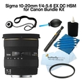 Sigma 10-20MM F4-5.6 EX DC HSM FOR CANON with 77mm UV + Cleaning Package ( Sigma Lens )