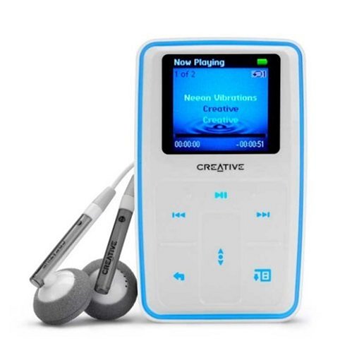 Creative Labs 70PF165000015 Zen MicroPhoto 8 GB MP3 Player (White) ( Creative Player ) รูปที่ 1