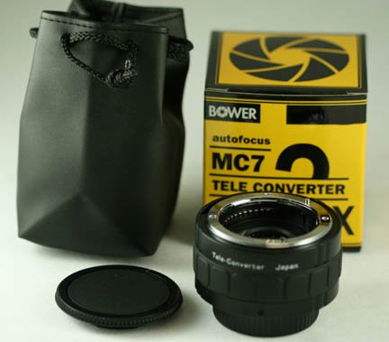 2X Auto focus 7 Elements (MC7) Tele converter for all Sony / Minolta Digital & 35mm Cameras ( Bower Lens ) รูปที่ 1