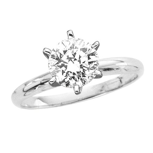 2 ct. H - I2 EGL Certified Round Brilliant Cut Diamond Solitaire Ring (White or Yellow Gold) รูปที่ 1