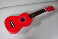 ขาย ukulele ยี่ห้อ aloha ขนาด soprano สีแดงสดใส