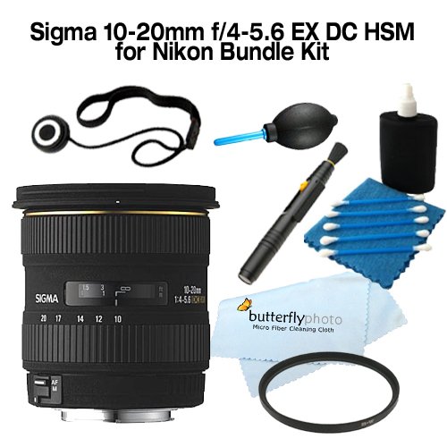Sigma 10-20MM F4-5.6 EX DC HSM FOR NIKON with 77mm UV + Cleaning Package ( Sigma Lens ) รูปที่ 1