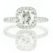 รูปย่อ 2.43ct Cushion Cut Diamond Engagement Anniversary Ring รูปที่1