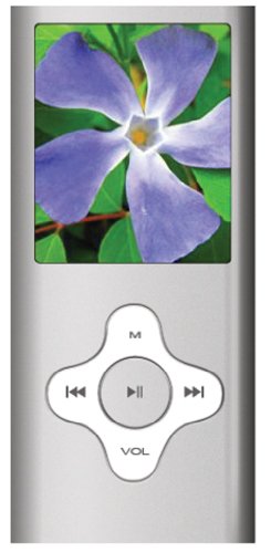 Curtis MPK2021 2 GB Video MP3 Player with Chrome Case (Silver) ( Curtis Player ) รูปที่ 1