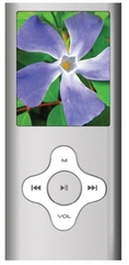 Curtis MPK2021 2 GB Video MP3 Player with Chrome Case (Silver) ( Curtis Player )