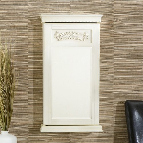 Southern Enterprises Imperial Wall Mount Jewelry Armoire - Antique White ( Antique ) รูปที่ 1