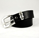 รูปย่อ Tobacco Road Rocker Cross Hasp Buckle Italian Leather Belt (leather belt ) รูปที่2