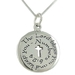 รูปย่อ Sterling Silver "The Lord bless you and keep you Numbers 6:24" Pendant on 18" Box Chain รูปที่2