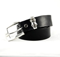 Tobacco Road Rocker Cross Hasp Buckle Italian Leather Belt (leather belt )