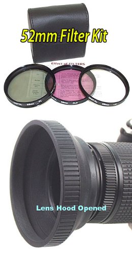 7-pc Accessory Kit w/Wide Angle for Pentax K100D K10D K20D K-x +BONUS  รูปที่ 7