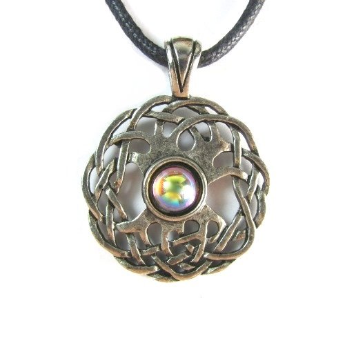 Celtic Sexuality Pewter Pendant on Corded Necklace, Celtic Harmony Collection รูปที่ 1