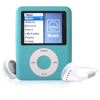 Mp4 Mp3 Player 2GB 2.0'' LCD with Fm Radio BLUE ( DirecTo Player ) รูปที่ 1