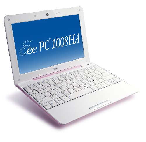 Review ASUS Eee PC Seashell 1008HA-MU17-PI 10.1-Inch Pink Netbook - 6 Hours of Battery Life (Windows 7 Starter) รูปที่ 1