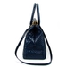 รูปย่อ MEDIGRIFFE Italian Made Blue Snake Embossed Leather Handbag รูปที่3