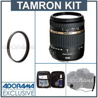 Tamron 18 - 270mm f/3.5-f/6.3 DI-II VC PZD Piezo Drive Ultrasonic Motor Aspherical (IF) AF Zoom with Macro, for Nikon AF Digital SLRs with APS-C Sensors, USA - Bundle - with Pro Optic 62mm MC UV Filter, Lens Cap Leash, Professional Lens Cleaning Kit ( Tamron Lens ) รูปที่ 1