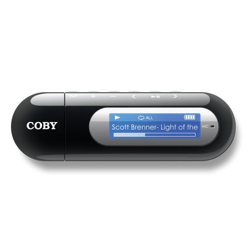 Coby MP-C885 1 GB Flash MP3 Player with FM Tuner and Direct USB Drive (Black) ( Coby Player ) รูปที่ 1