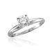 รูปย่อ 14k White Gold Solitaire Diamond Engagement Ring Band (HI, I1-I2, 1.00 carat) รูปที่2