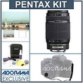 Pentax SMC P-DA 55-300mm f/4.0-5.8 ED AF Lens Kit, with Tiffen 58mm UV Filter, Lens Cap Leash, Professional Lens Cleaning Kit ( Pentax Lens )