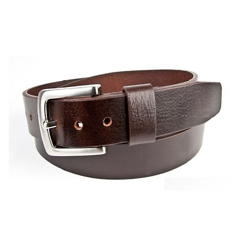 Haggar 35mm Brown Cut Edge Strap Belt (leather belt ) รูปที่ 1