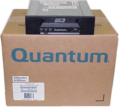 Quantum - Quantum 36/72GB Dat72 Black 68P 5.25 Tape Drive CD72LWH SCSI 68-Pin Blcak Internal รูปที่ 1