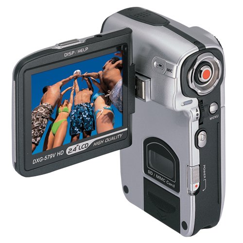 DXG 579V Hi-Def Pocket Camcorder (Silver) ( HD Camcorder ) รูปที่ 1