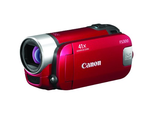 Canon FS300 Flash Memory Camcorder w/41x Advanced Zoom (Red) ( HD Camcorder ) รูปที่ 3