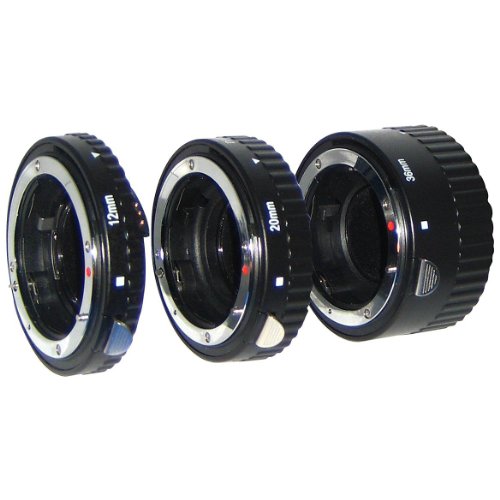 HD3 Macro Automatic Extension Tube Set (12mm, 20mm & 36mm) for Nikon AF D40, D5000, D3100, D3000, D90, D300, D300s, D7000, D3, D3s, D3x Digital SLR Cameras Includes Complimentary Starter Cleaning Kit ( SSE Lens ) รูปที่ 3
