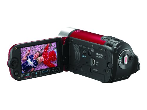 Canon FS300 Flash Memory Camcorder w/41x Advanced Zoom (Red) ( HD Camcorder ) รูปที่ 1