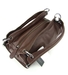 รูปย่อ BARBARA MILANO Italian Brown Leather Designer Handbag Purse รูปที่5