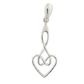 Sterling Silver Celtic Pendant with 18 Inch Chain - 30mm x 10mm. รูปที่ 1