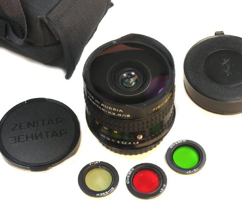 Fisheye Zenitar 2.8/16 MC Lens for Nikon AI SLR Camera ( Fisheye Lens ) รูปที่ 1