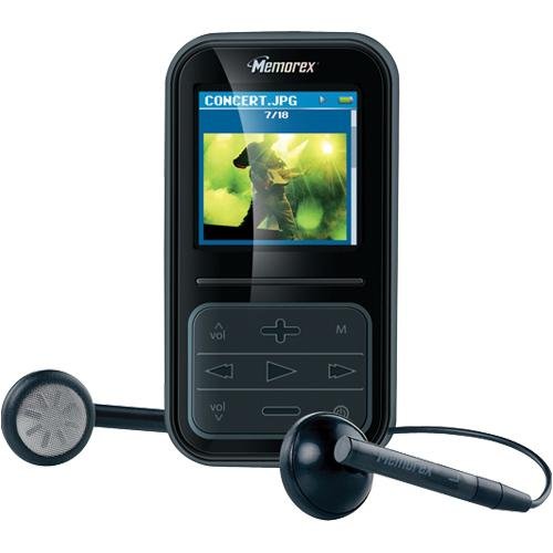 Memorex MMP8590-BLK - Digital player / radio - flash 2 GB - WMA, MP3, protected WMA (DRM 10) - display: 1.5