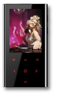 Coby 2.4 Inch Touchpad Video MP3 Player 4 GB with FM MP725-4GBLK (Black) ( Coby Player )