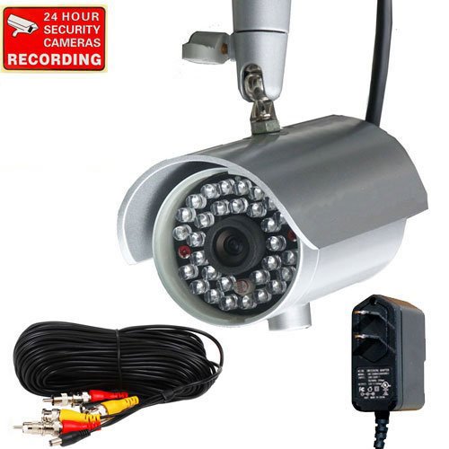 VideoSecu Day Night Vision Infrared CCTV Home Security Camera with Power Supply and Cable W80 ( CCTV ) รูปที่ 1