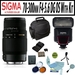 รูปย่อ Sigma 70-300mm F4-5.6 DG OS with EF530 DG ST Flash, Opteka 3 Piece Filter kit, Camera and Accessory Bag, 5 Piece Cleaning kit, AA Battery Pack and Charger for Sony Alpha Cameras ( Sigma Lens ) รูปที่1