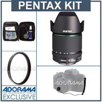 Pentax SMCP-DA 18mm - 135mm f/3.5-5.6 AL (IF) DC WR (Weather Resistant) Autofocus Zoom Lens Kit,for Digital SLRs. with Pro Optic 62mm MC UV Filter, Lens Cap Leash, Professional Lens Cleaning Kit ( Pentax Lens ) รูปที่ 1