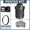 Pentax SMCP-DA 18mm - 135mm f/3.5-5.6 AL (IF) DC WR (Weather Resistant) Autofocus Zoom Lens Kit,for Digital SLRs. with Pro Optic 62mm MC UV Filter, Lens Cap Leash, Professional Lens Cleaning Kit ( Pentax Lens )